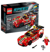LEGO 乐高 Speed Champions 超级赛车系列 75908 法拉利458 Italia GT2