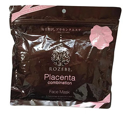 ROZEBE Placenta 羊胎素玫瑰精油面膜 30片*2件