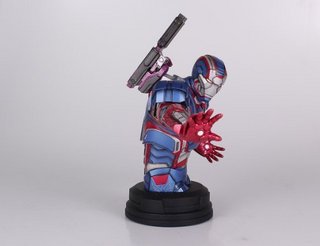 MARVEL 漫威 Iron Patriot 爱国者 钢铁侠半身胸像