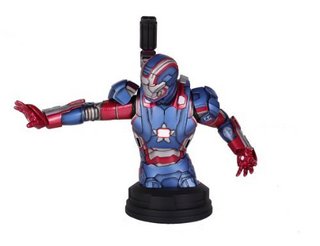 MARVEL 漫威 Iron Patriot 爱国者 钢铁侠半身胸像