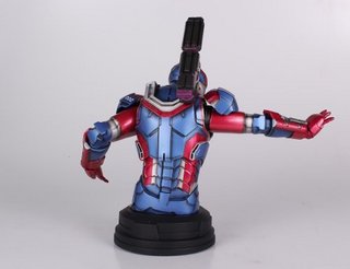 MARVEL 漫威 Iron Patriot 爱国者 钢铁侠半身胸像