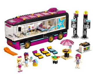 LEGO 乐高 Friends 好朋友系列 41106 大歌星巡回演出巴士