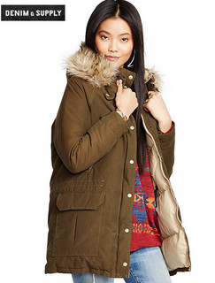 RALPH LAUREN 拉夫劳伦 Hooded Down Parka 女士640蓬羽绒服