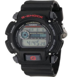 CASIO 卡西欧 DW9052-1V G-Shock 黑不锈钢电子男表