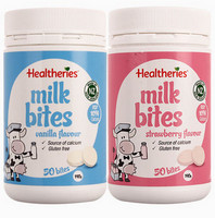 Healtheries 贺寿利 牛奶片 50*2瓶