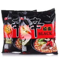 NONGSHIM 农心 辛拉面 BLACK 130g*4袋 *10件