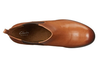 Clarks Pita Sedona Chelsea 女款真皮短靴