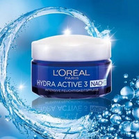 L‘OREAL PARIS 巴黎欧莱雅 Hydra Active 3 保湿晚霜 50ml