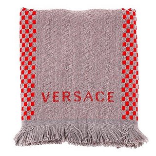 VERSACE 范思哲 IT00639 100% Wool Mens Scarf 男士羊绒围巾