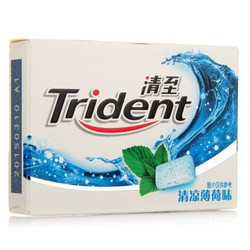 Trident 清至 无糖口香糖 清凉薄荷 27g（约20粒）