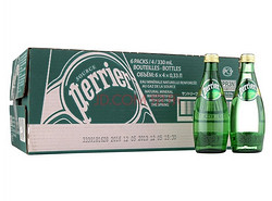 perrier 巴黎水 气泡矿泉水 玻璃瓶装  330ML*24瓶/箱