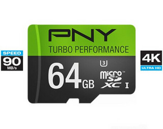 PNY 必恩威 U3 Turbo Performance 64GB 高速TF存储卡（90M/s，60M/s）