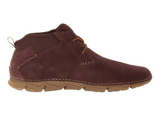 ROCKPORT 乐步 Rocsports Lite 2 Chukka 男款真皮短靴 Dark Brown Nubuck 7D（M）