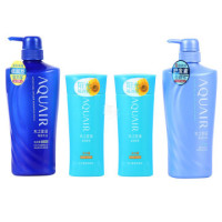 AQUAIR 水之密语 净澄水活洗发露（倍润型）600mL+净澄水活护发素600mL+凝润柔肤沐浴露200mL*2