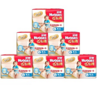 限区域：HUGGIES 好奇 金装 婴儿成长裤【男】L108片
