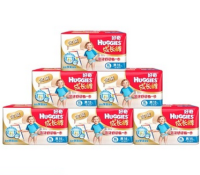 华中、浙江：HUGGIES 好奇 金装 婴儿成长裤【男】 XL90片