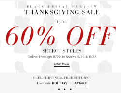 Saks Fifth Avenue 黑五预热 精选商品 