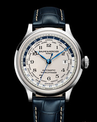 BAUME & MERCIER 名士 Capeland Worldtimer 卡普蓝世界时间系列 M0A10106 男款机械腕表