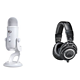 新低价：audio-technica 铁三角 ATH-M50x 监听耳机+Blue Yeti USB Microphones 电容麦克风