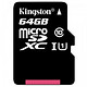 Kingston 金士顿 64GB Class10 TF卡（读速80Mb/s）