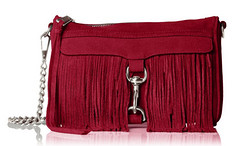 REBECCA MINKOFF Fringe Mini Mac Cross-Body 女款斜跨包