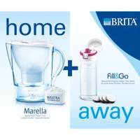 BRITA Marella 一壶一芯 3.5L + Fill & Go便携式过滤水杯套装