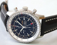 BREITLING 百年灵 NAVITIMER WORLD航空世界系列 A2432212-B726BKLT 男款机械腕表