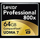 Lexar 雷克沙 Professional 800x 64GB CF存储卡