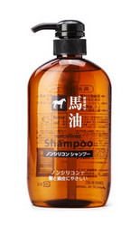 KUMANOYUSHI 熊野油脂 无硅纯天然弱酸性 马油洗发水 600ml*2