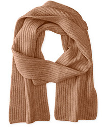 Williams Cashmere Cashmere Solid Knit Scarf 男款围巾