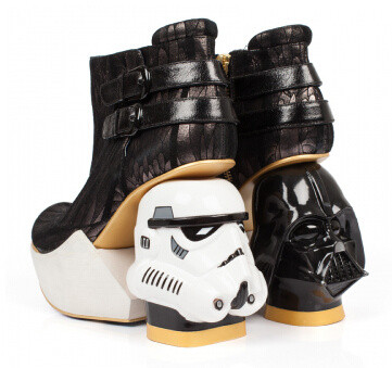 Irregular Choice The Death Star 黑白双煞 踝靴