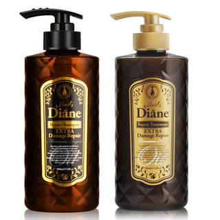 Moist Diane 黛丝恩 无硅油损伤修护型 洗发水500ml+护发素500ml