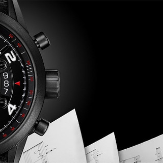 RAYMOND WEIL 蕾蒙威 自由骑士系列 7730-BK-05207 男款机械表 42mm 黑色 黑色 皮质