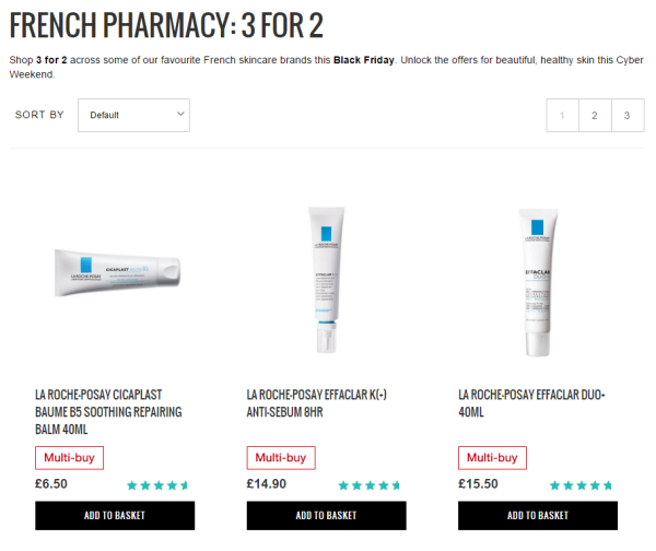 lookfantastic LA ROCHE-POSAY 理肤泉 护肤品专场