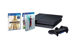 SONY 索尼 Play Station 4 1TB版电脑娱乐机 + FIFA 16铁盒装 + 神秘海域全辑