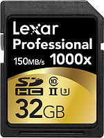 Lexar 雷克沙 Professional 1000x USH-II/U3 32GB 高速SD卡（读取150M/s、写入95M/s）