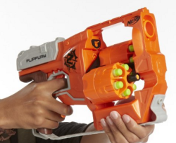 Hasbro 孩之宝 Nerf Zombie Strike 僵尸来袭系列 A9603 FlipFury Blaster 双轮发射器