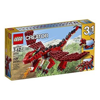 LEGO 乐高 Creator3合1创意百变系列 31032 红色生物