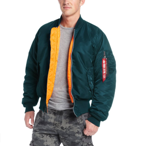 alpha industries ma-1 bomber 男士飞行员夹克 navy色