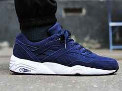 PUMA 彪马 R698 Suede 男款复古跑鞋（全麂皮）