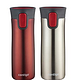 contigo 康迪克 保温保冷水杯 红色414 ml+银色414 ml 2只装