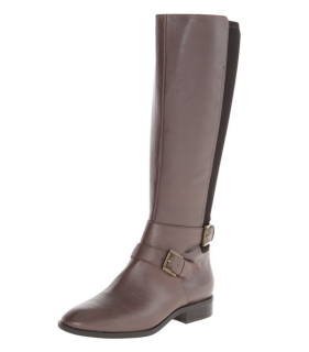 Nine West  玖熙 Bridge Riding 女士真皮中筒靴