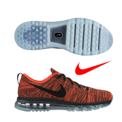 NIKE 耐克 FLYKNIT MAX 灯笼红 男士运动鞋
