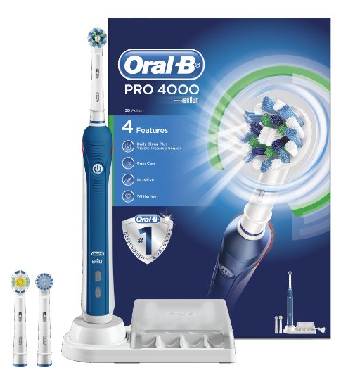 #有货自远方来#  BRAUN 博朗 Oral-B 4000 电动牙刷开箱