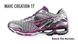 Mizuno 美津浓 Wave Creation 17 女款顶级缓震跑鞋