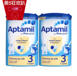 Aptamil 爱他美 婴儿牛奶粉 3段 900g*2桶