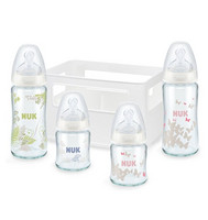 NUK 新款宽口玻璃奶瓶组240ml*2瓶+120ml*2瓶