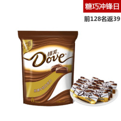 Dove 德芙 丝滑牛奶巧克力实惠装 516g