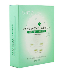 Vine 威妮 蚕丝纳米美白面膜 6片