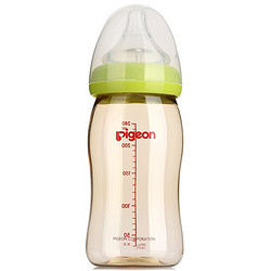 pigeon 贝亲 AA93 自然实感宽口径PPSU奶瓶 配L奶嘴 240ml *3件